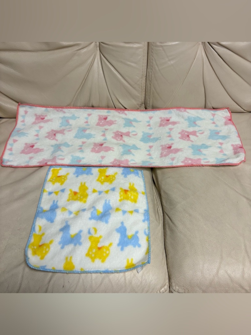 Set of 2 Rody Japan Hand Towels Pink Blue Yellow